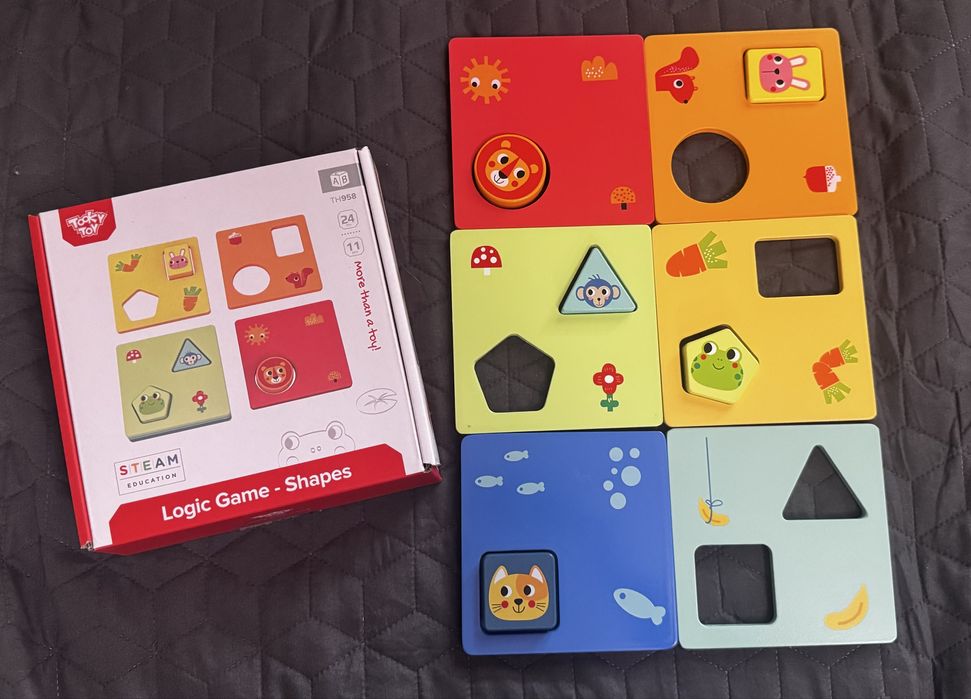 Дървени пъзели за деца