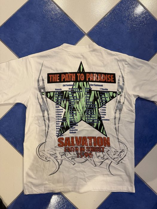 HELLSTAR tricou path to paradise Tee  salvation faith in christ t shirt