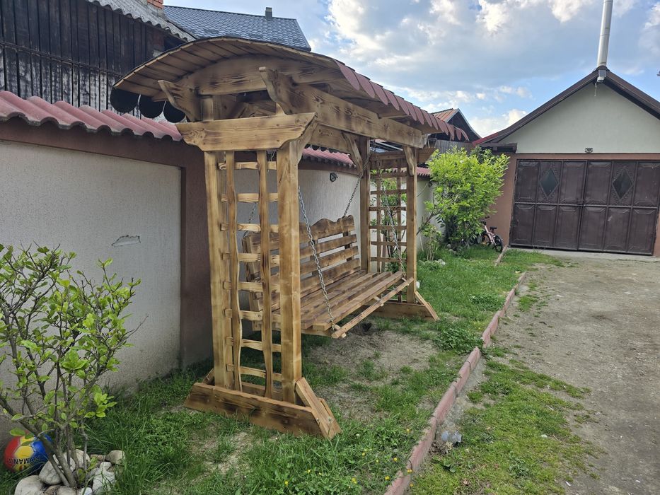 Pergola molid uscat cu acoperiș