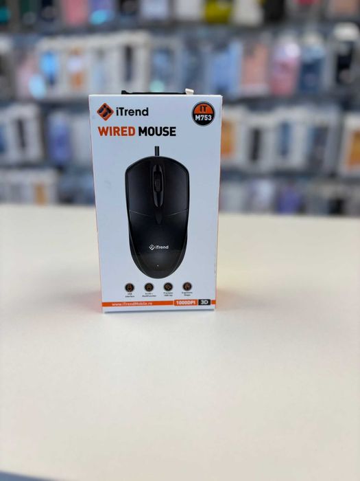 Mouse cu fir USB – plug & play, compatibil PC & laptop
