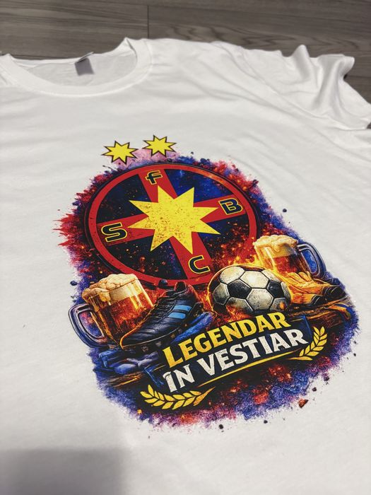 Tricou barbati FCSB M alb