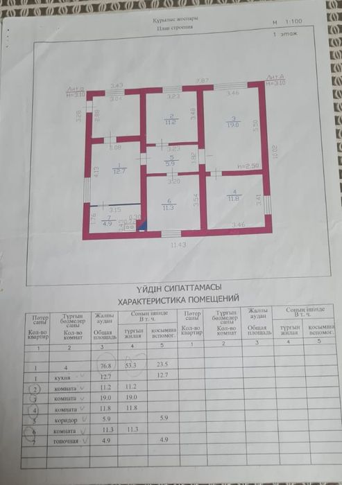 Продам 4х комнатный дом.