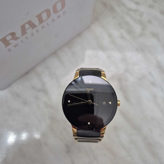 Set ceasuri Rado Centrix Dama si Barbat Negru Zeus Amanet Rahova 31399