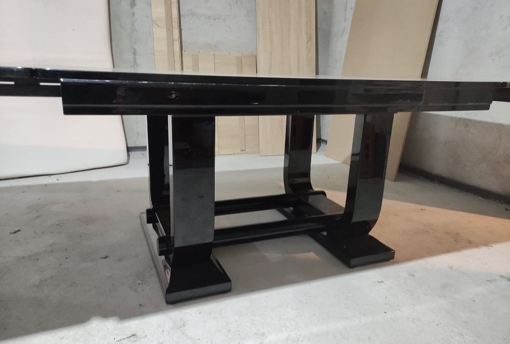 Masă de sufragerie extensibilă ArtDeco Gaston Poisson, Franța 1935