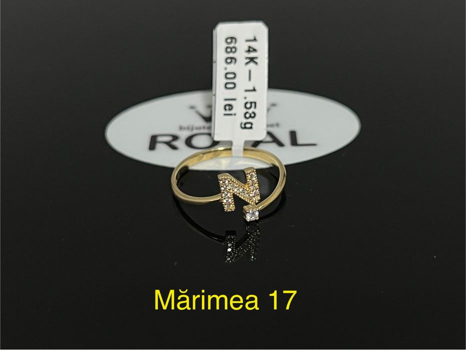 Bijuteria Royal CB : Inel dama aur nou 14k 1,53gr