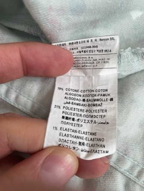 Детско дънково яке Benetton girls 3-4 г