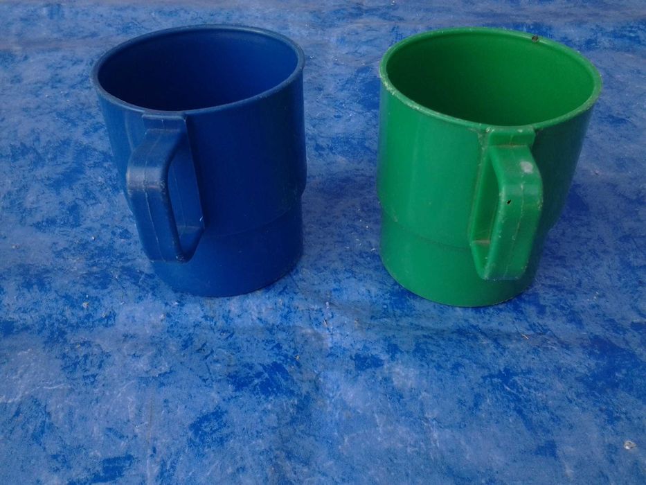 Blue & Green, set 2 cani cesti cafea si ceai, 200 ml
