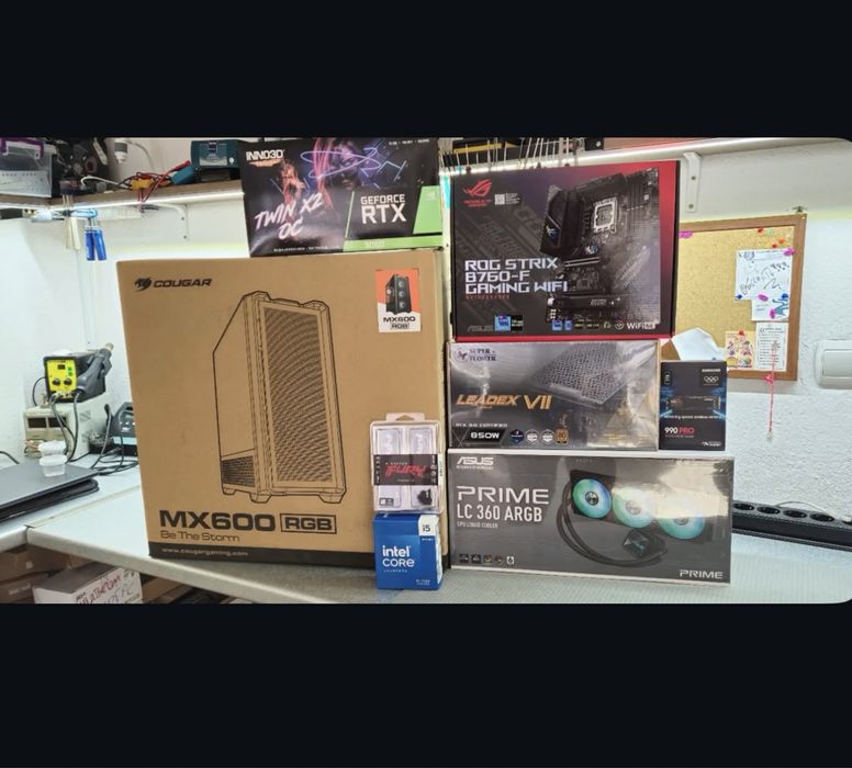 Компютър asus b-760f wifi gaming