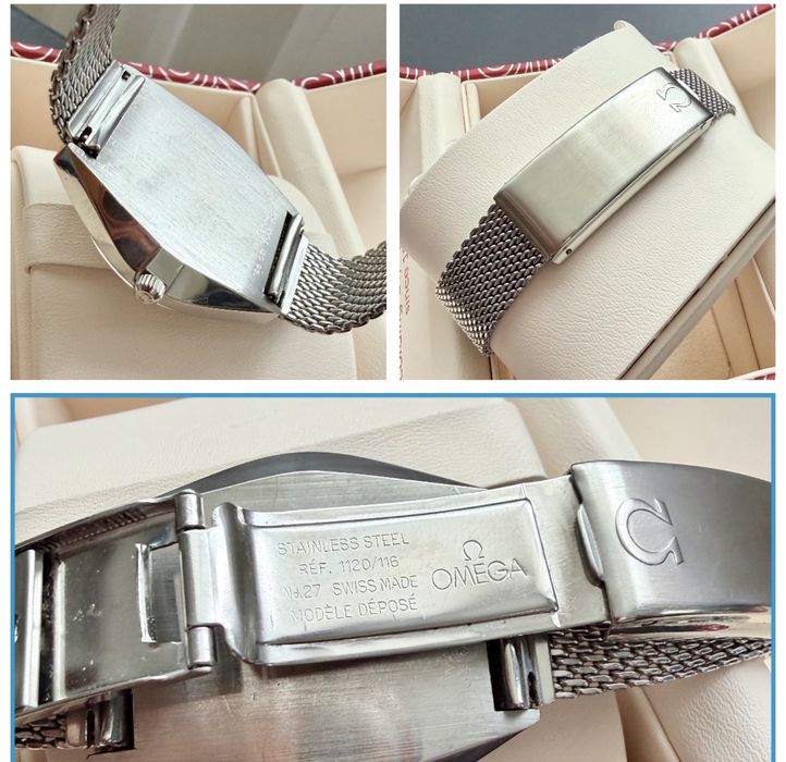 Ceas Omega De Ville Automatic – Ref. 166.051 – Cal. 1002 – Mesh Omega Original – Anul 1977