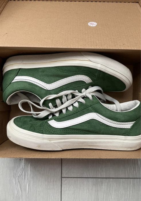 Tenisi Vans verde de femeie/copii