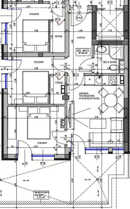 Продажба на 3-стаен в гр. Поморие - 109,84m².