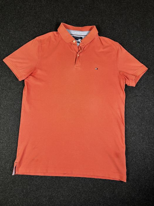 Tommy Hilfiger Polo Shirt – Peach – Size L Nou