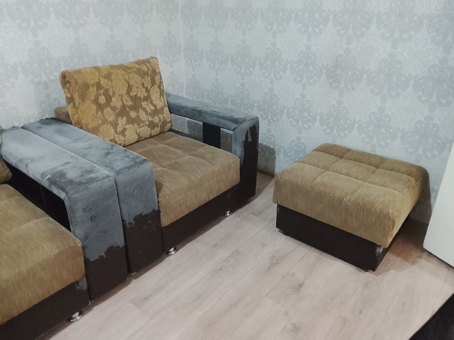 Продам диван кресло пуфик
