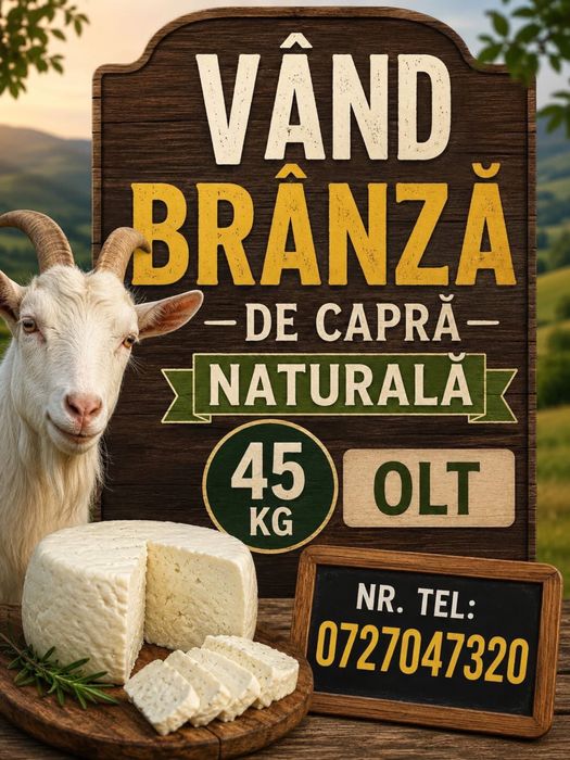 Vand branza de capra