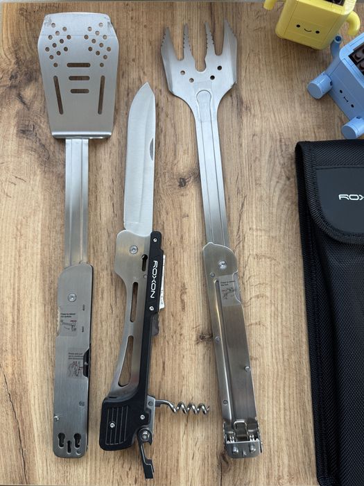 Set grătar Roxon S601 / NOU / BBQ / Multitool / EDC