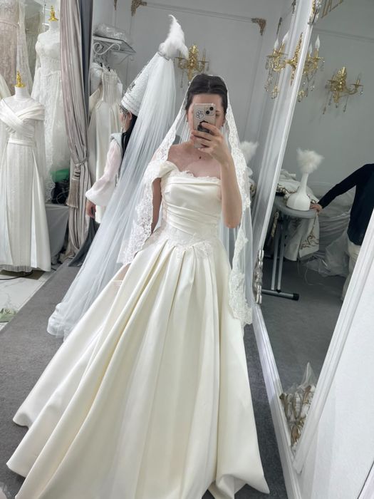 Свадебное платье айвори