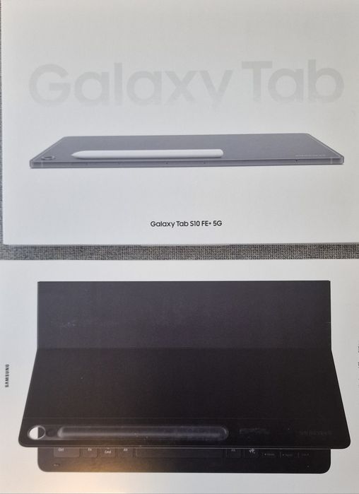 Чисто нов Samsung Galaxy Tab S10 FE+ (5G)(12GB/256GB) + Оригинален калъф-клавиатура на Samsung + Гаранция