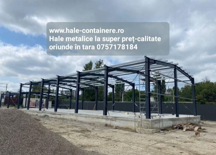 Vand hale metalice la oferta lucram fara avans