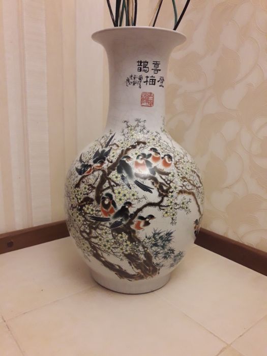 Ваза напольная. Бирма. 2шт