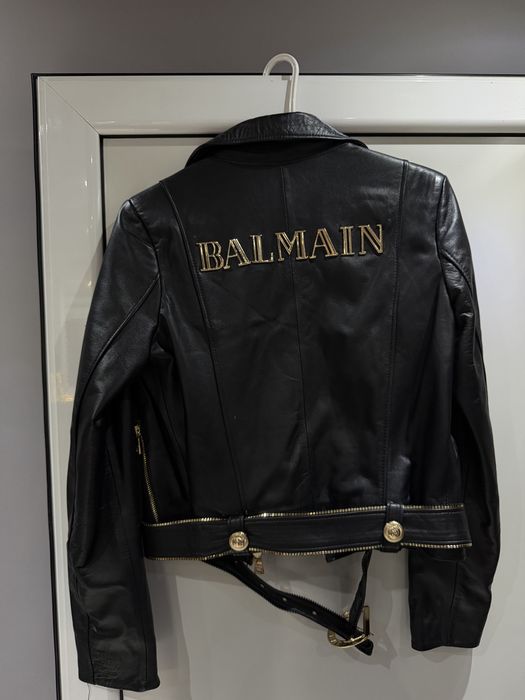 Зимни яке BALMAIN висок клас естествена кожа