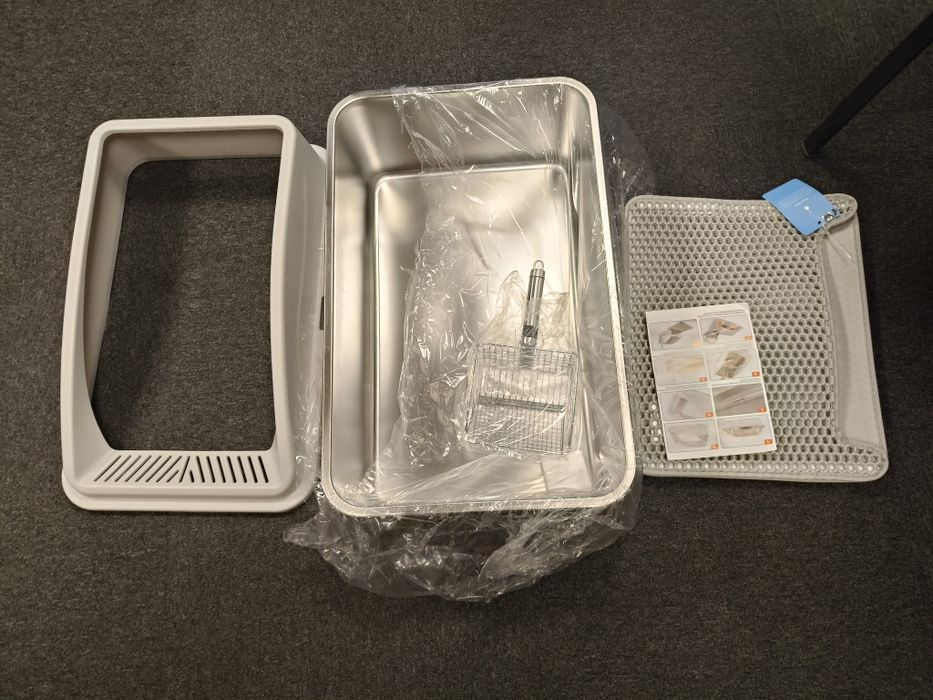 Litiera pisica inox - mare