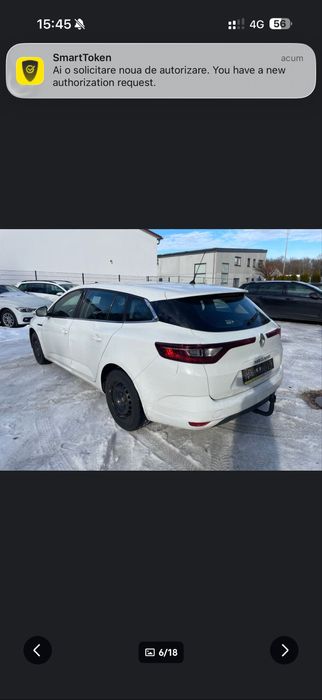 vand renault megane 4  avariat -lovit 07.2017 km putini motor cutie ok