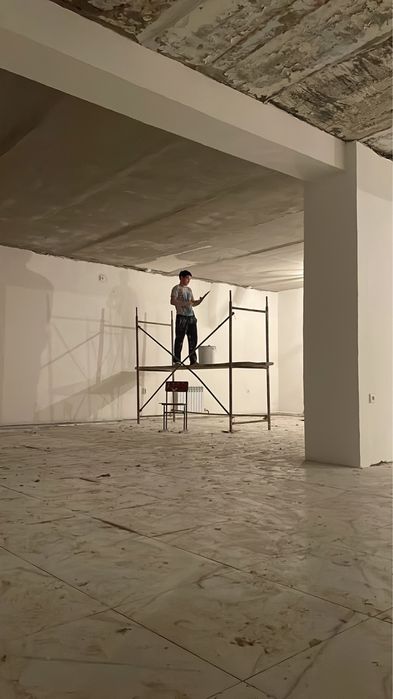 Отделочные работы.Вытягивать стены.Отделка.