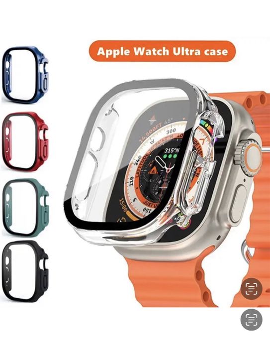 Pachet Curea Direct si Husa Compatibila Ceas Apple Watch