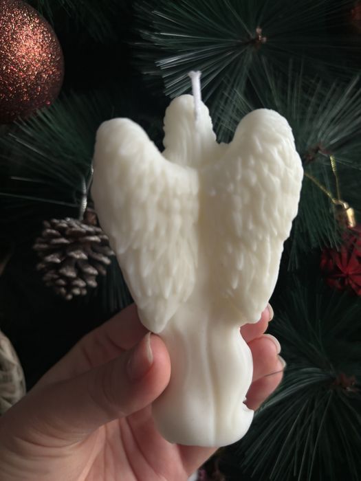 Свеча «ангел» ,с приятным запахом/ручная работа