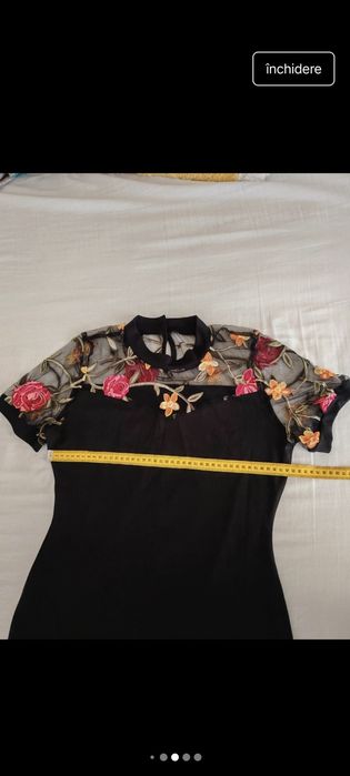 Rochie elegantă neagră,măsura L