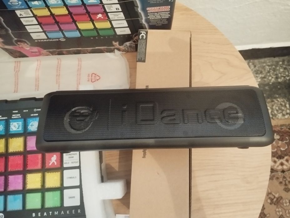 Детски Dj бийтмейкър с тонколона i dance starpads beatmaker