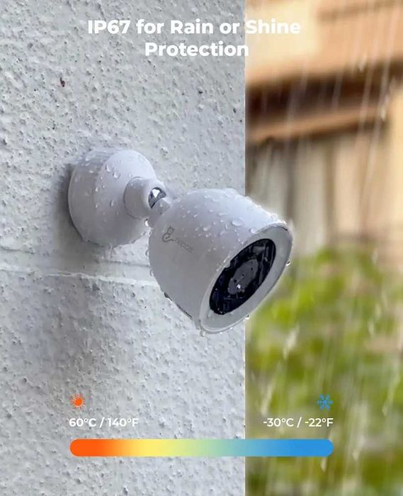 Чисто нова Napcat PoE CCTV система 4 бр. 4MP  с 4K 8-канален NVR, 2TB