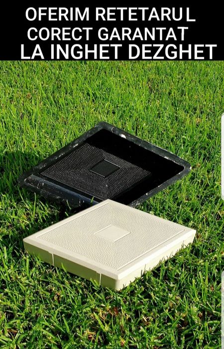 Faceti singuri pavaj ul alei gradina beton matrite pavele dale scule constructi  montaj meserias unelte piese accesori tipare piele molde amenajari