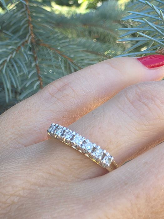 Inel Aur  18 k cu Diamante naturale 0,49 ct