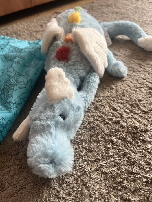 Плюшен дракон Jellycat Sky Dragon – Размер Medium (~50 см) Нов