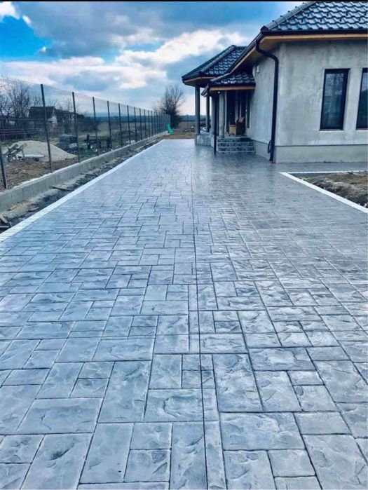 Beton amprentat ieftin