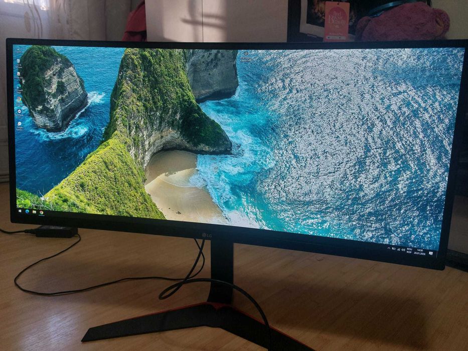 Monitor LED IPS LG 34", Curbat, HDMI, 34UC79G-B