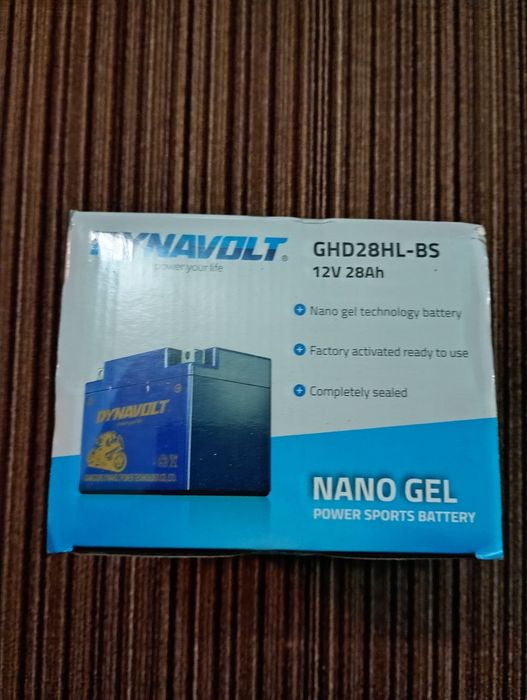 Baterie Moto/Atv Gel Dynavolt GHD28HL-BS (12V 28Ah) - Originală CFMoto