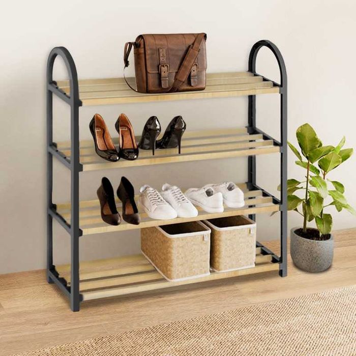 Suport pantofi cu 4 rafturi pentru incaltaminte organizator pentru hol