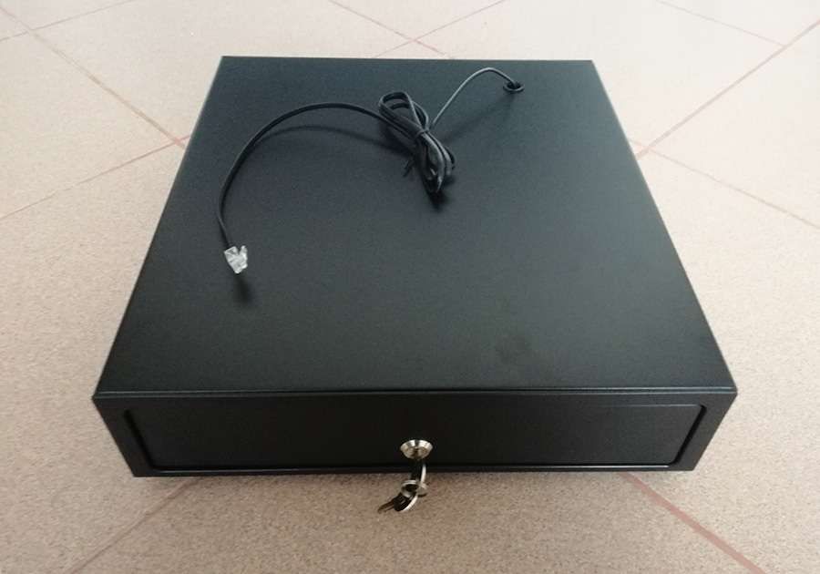 Sertar metalic bani 4 bancote, 8 monede, tavita detasabila