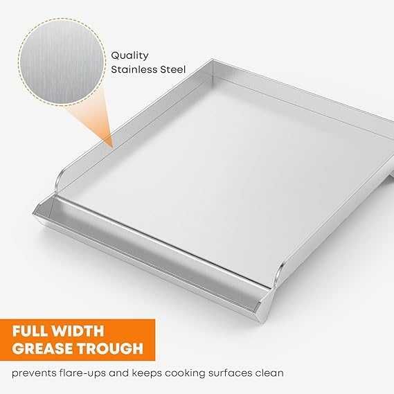 Plita de INOX profesionala pt gratar pe gaz,carbuni 33cm x 31cm