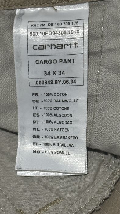 Брюки карго Carhartt