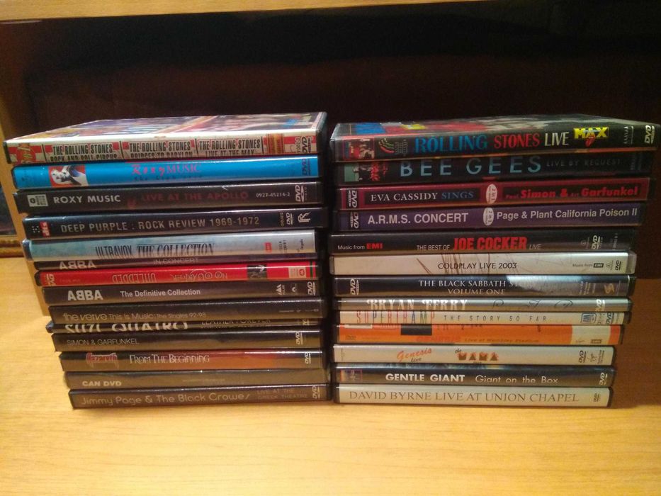 Музыкальные видео диски DVD. Большая коллекция.