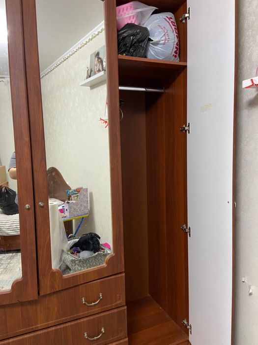 спальный гарнитур, шкаф, кровать