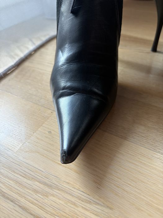 Ghete dama, piele naturala