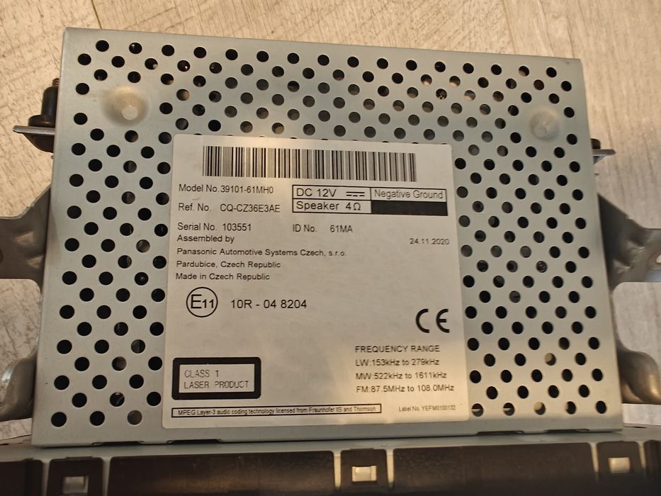 Radio cd Suzuki SX4 cross