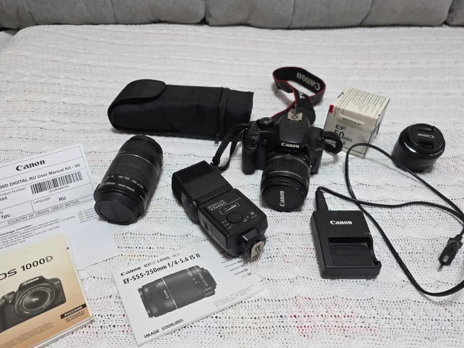 Фотоаппарат Canon 1000d