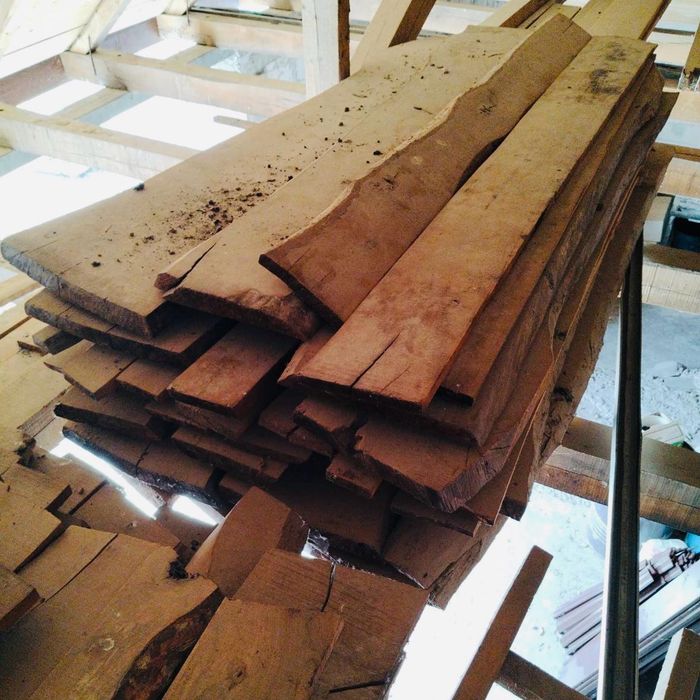 cherestea uscata nuc, gorun și frasin