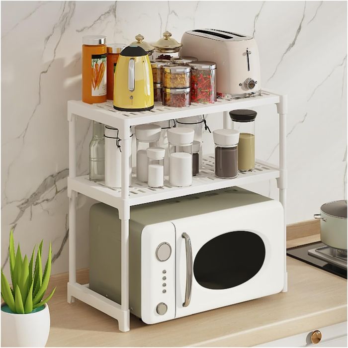 Практична Кухненска Етажерка за Съхранение с 2рафта 
Нова в кашон !