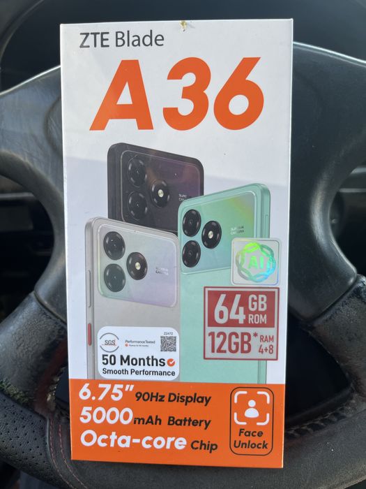продам новый в коробке ZTE  A 36